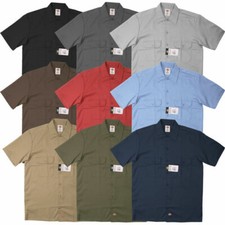 Dickies 1574 Short Sleeve Work Uniform Casual Button Up Shirt MENS COLORS M-4XL
