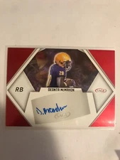 Deonta McMahon 2023 Sage High Series Football Rookie Auto RED RC SP Toronto CFL