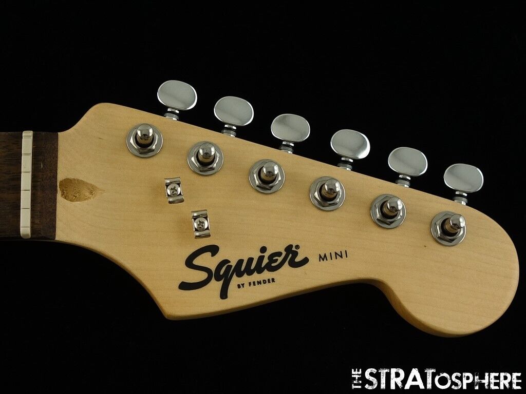 Fender Squier Mini Series Strat NECK & TUNERS Guitar 22.75 Fender Squier Mini Series Strat NECK & TUNERS Guitar 22.75