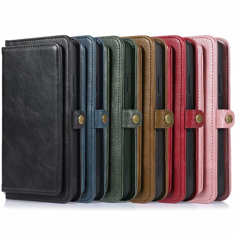 For Samsung Galaxy A14/A54 Removable Leather Wallet Case Card Holder Flip Cover - Image 2 of 4