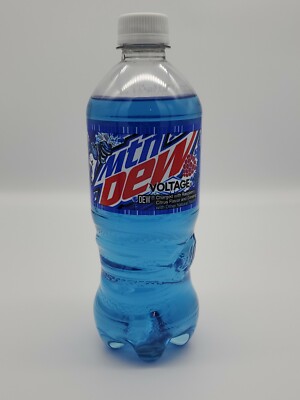 2021 Full MOUNTAIN DEW Mtn Dew Voltage 20oz BOTTLE Raspberry Dew