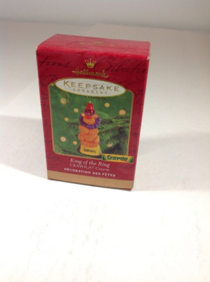 King Of The Ring hallmark ornament Crayola crayon 2000 QX6864 MIB lion christmas