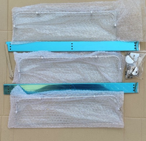 Porta oggetti portasapone doccia vetro 3 ripiani accessori bagno 40x53 - Foto 4 di 8