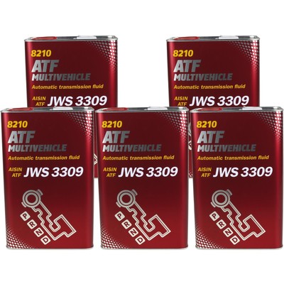 5x4 Liter Original MANNOL MN8210-4ME  ATF Multivehicle Automatikgetriebeöl Oil