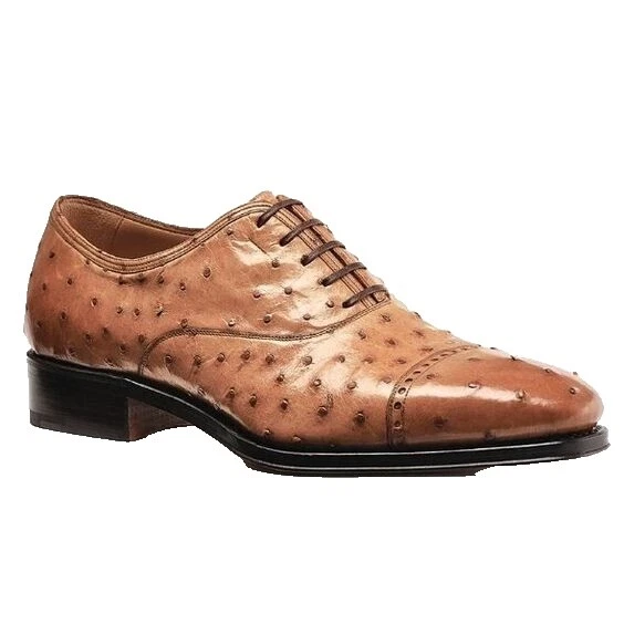 Animal Print White Dress Shoes for Men