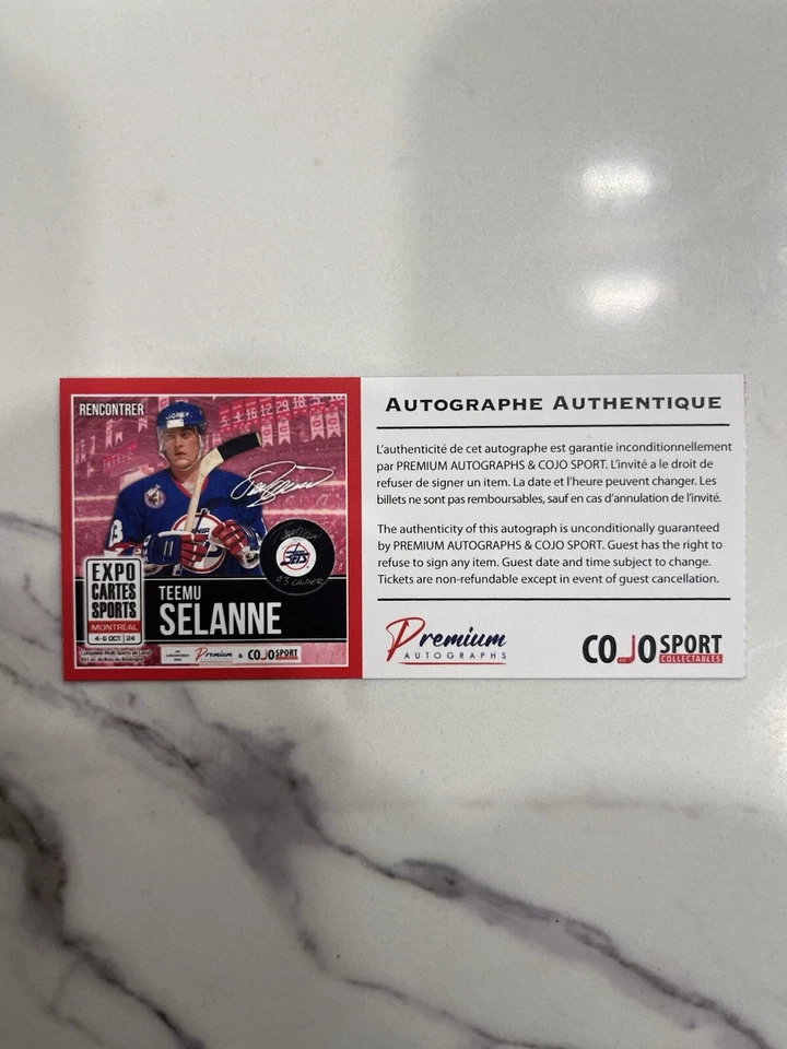 Camiseta deportiva vintage autografiada por Anaheim Mighty Ducks de Teemu Selanne CCM Foto 3 de 3