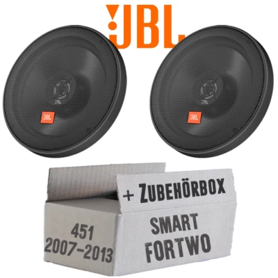 JUST SOUND BEST CHOICE FOR CARAUDIO JBL Lautsprecher für Smart ForTwo 451 Front Einbauset Tür vorne Front System
