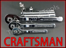 CRAFTSMAN 8pc 1/4 3/8 1/2 ratchet wrench socket extension universal adapter set