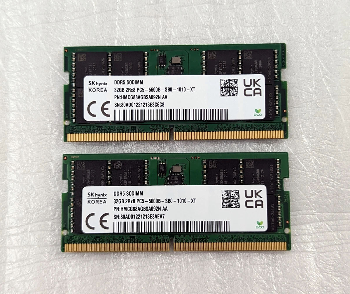 SODIMM DDR5 64GB (32GB x 2枚) SK Hynix-