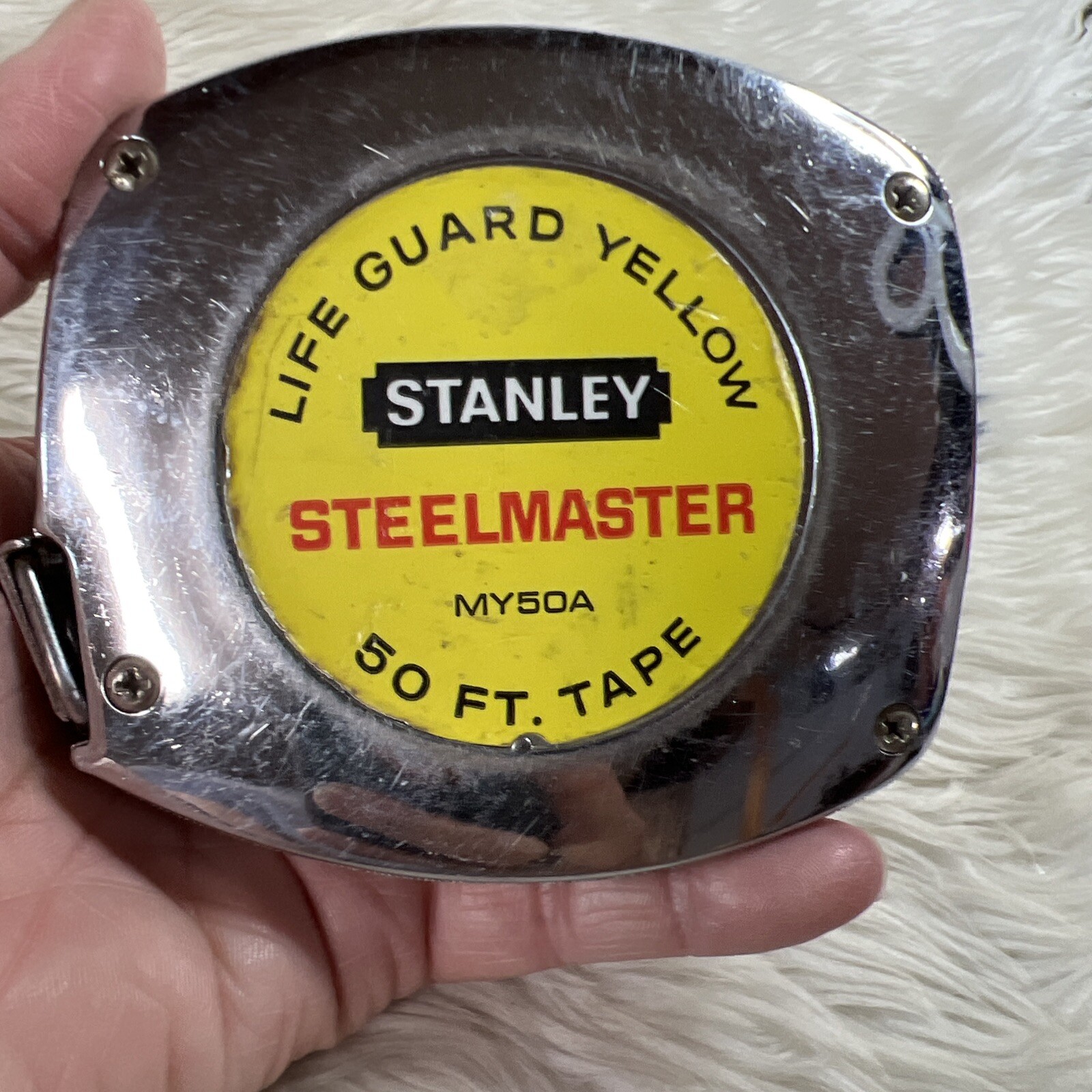 Stanley 50 Ft Life Guard Yellow Steelmaster Tape Measure Tool No. MY50A