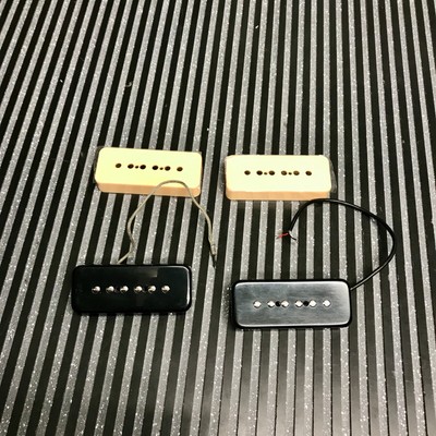 Gibson 2015  P-90 Pickup Set with stock black covers & Aftermarket cream covers