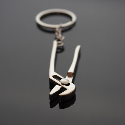 Tongue & Groove Pliers Charm Key Chain Keychain Plumber Tool Dad Novelty Gift