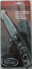 Kentucky Cutlery Company Hunting Series Knife Bear 440 S.Steel Pocket Clip -NIP