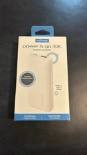 myCharge 10000mAh Power & Go Power Bank - White
