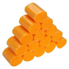 15 Rolls Latch Hook Yarn, 3mm Light Orange Latch Hook Kit Yarn Precut Hook Rugs