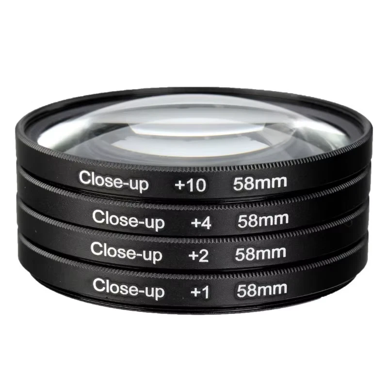Macro Close Up Lens Filter +1+2+4+10 Filter Kit 49mm 52mm 55mm 58mm 62mm 67mm 72 - Image 2 of 4