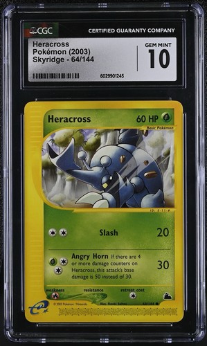 Heracross graded CGC 10 for sale on eBay