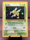 Pokemon TCG Scyther 17/130 Base Set 2 Holo Rare VTG WOTC 2000 NM- Swirl