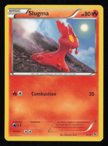 SLUGMA 6/39 KALOS STARTER SET LP POKEMON