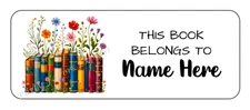 30 THIS BOOK BELONGS TO/FROM LIBRARY OF/STICKERS LABELS/TEACHER  - PERSONALIZED