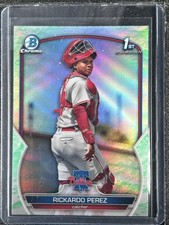 Perez, Rickardo - 2023 Bowman Chrome Prospect - Lunar Glow