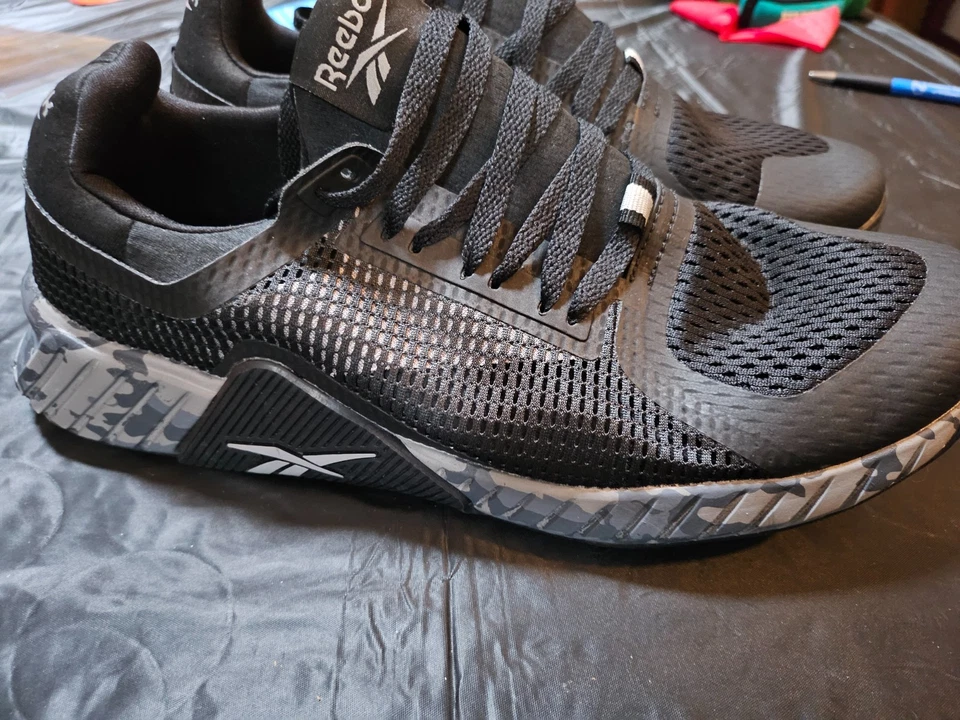 REEBOK FLASHFILM TRAIN Men BLACK FFCO 138644 MEN SHOES SIZE 10 - NEW NO Box - Image 2 of 4