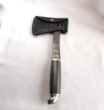 Vintage Western Cutlery Co. Black Beauty Hatchet Axe w/Sheath Boulder Co.