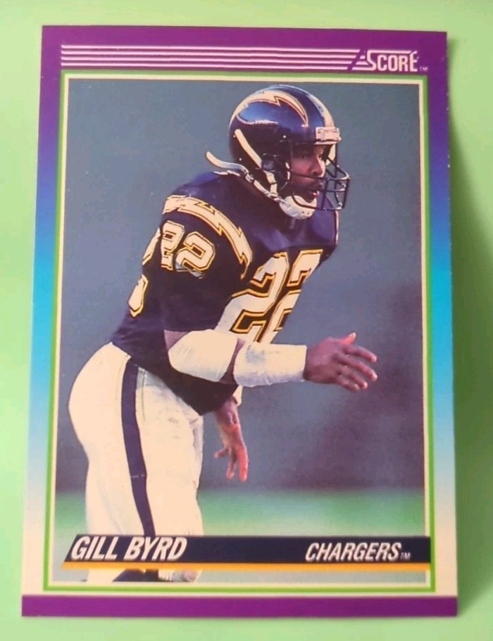 1990 Score - Gill Byrd #218 - San Diego Chargers 
