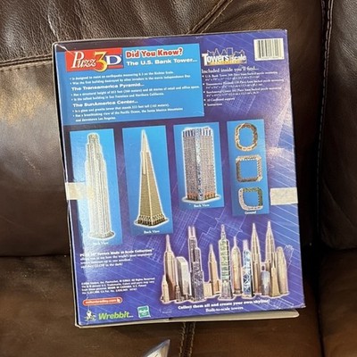 Wrebbit Puzz 3D Towers U.S. Bank Tower Transamerica SunAmerica Foam-Backed Mult 