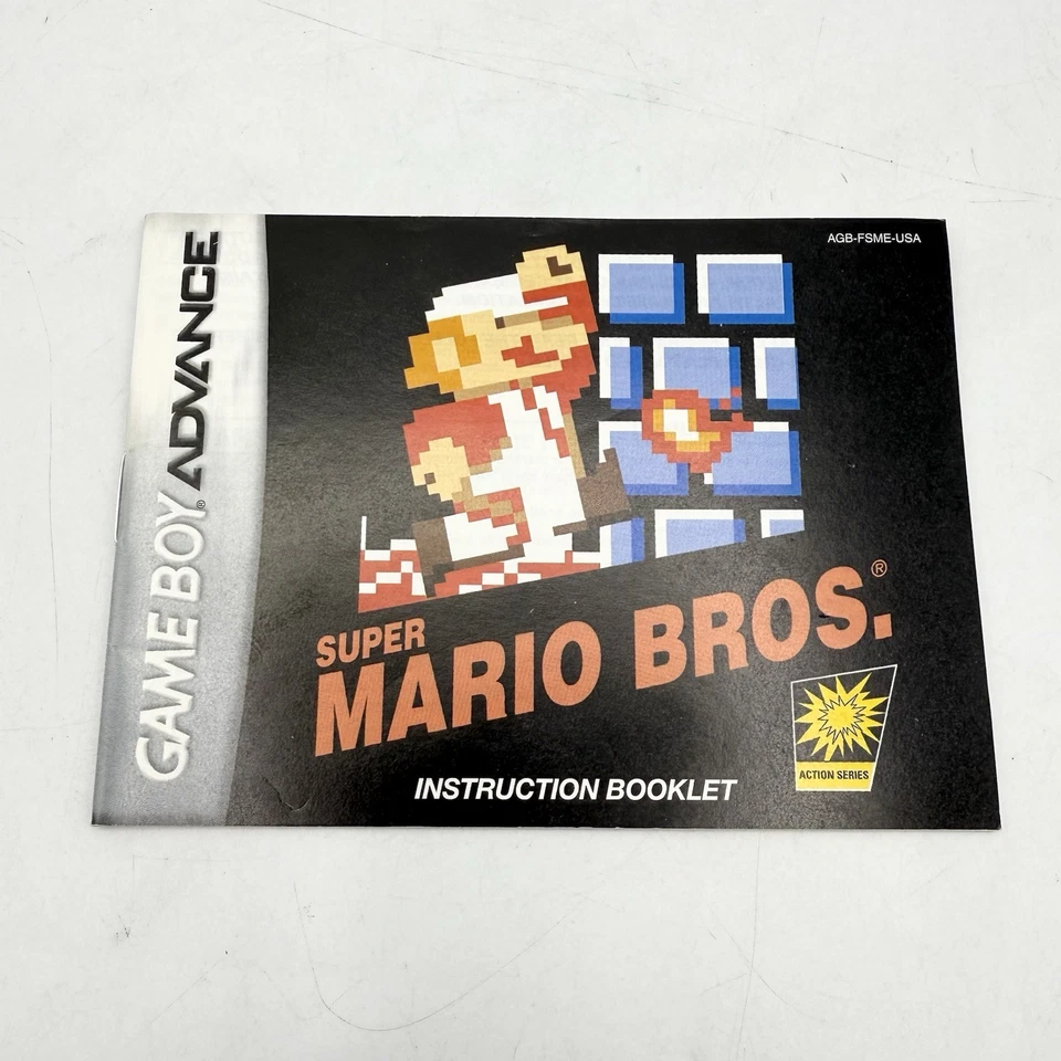Super Mario Bros. Classic NES Series (Game Boy Advance GBA Cart W/Manual) Works - Image 4 of 4