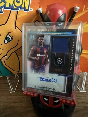 Alejandro Balde patch auto 21/75 TOPPS Museum
