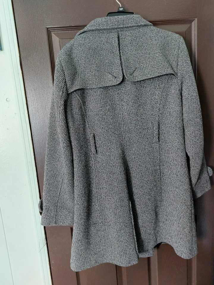 Worthington Women's One Breasted Coat Gray Size M - Image 2 of 4