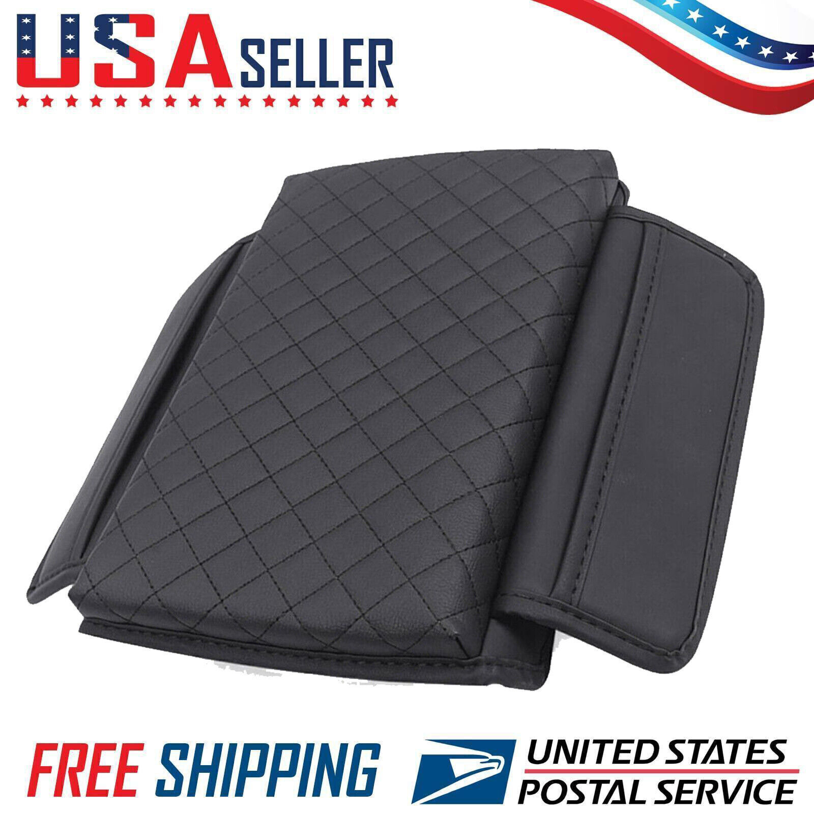 Car Accessories Armrest Cushion Cover Center Console Box Pad Leather Protector