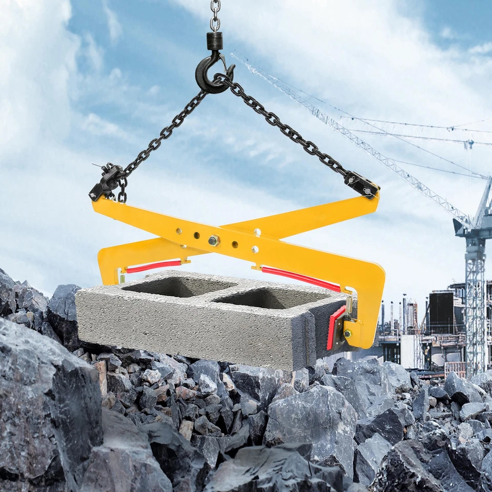 重型石材提升夹剪刀升降夹可调节石夹 800 公斤 — 第 2/4 张图片