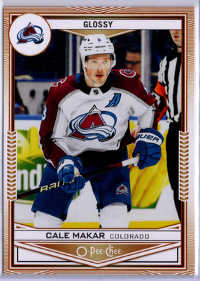 BUY 1 GET 1 50% 24-25 UDS1 #OG-3 Cale Makar Colorado Avalanche O-Pee-Chee Glossy