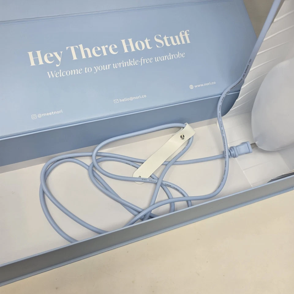 Nori Press Light 蓝色手持蒸发器熨斗直发器 — 第 3/4 张图片