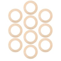 10 Pcs Kranzbasis Aus Holz Unfertige Diy-Bastelarbeiten Kranzherstellungsset