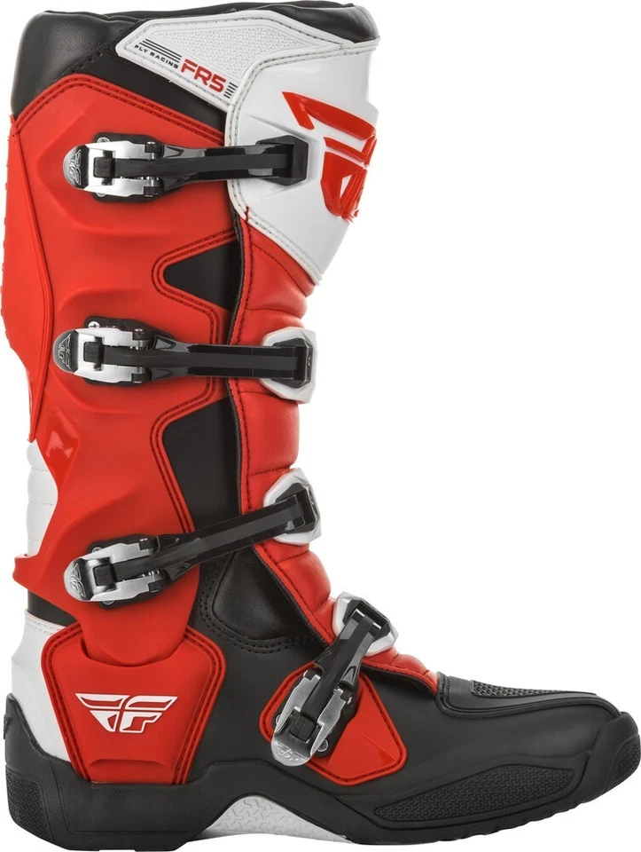 BOTAS FLY RACING FR5 ROJO/NEGRO/BLANCO TALLA 13 - 364-71013 Foto 3 de 4