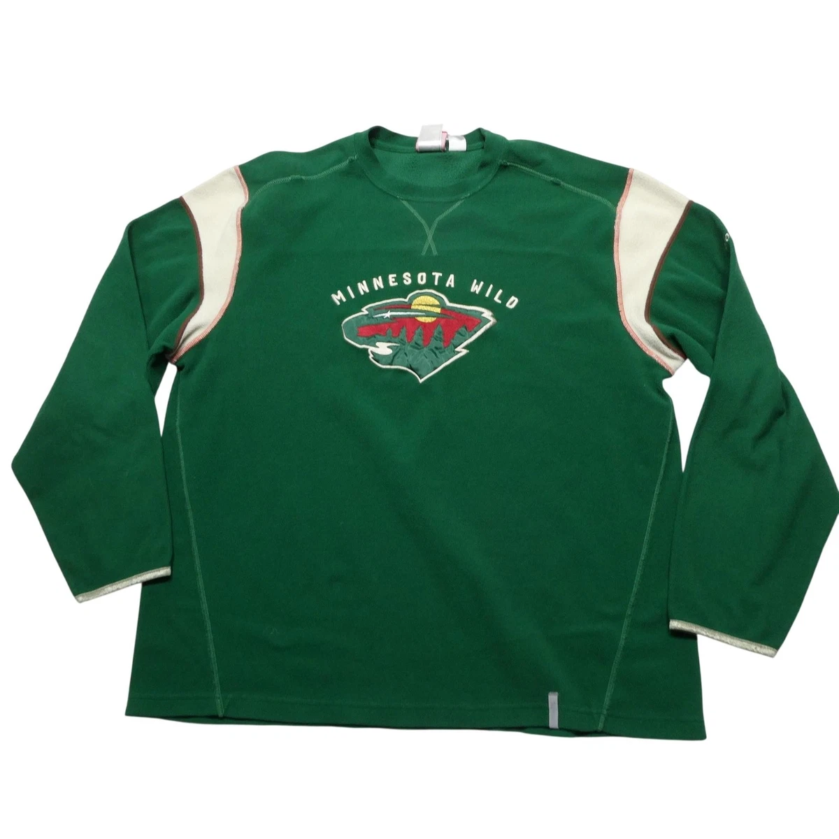 Sweat NHL Minnesota Wild, CCM Tacks, Gris, Taille M, Homme/femme, Occasion