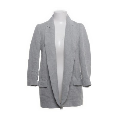 Zara Basic Collection, Blazer, Größe: S, Grau, Fischgräte, Damen #1dk