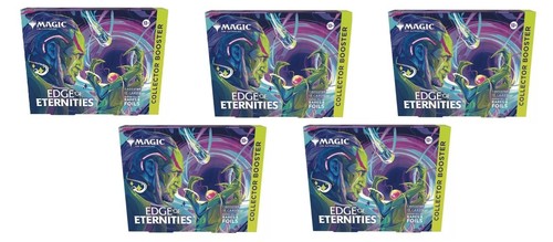 MTG: Edge of Eternities Collector Omega Box 5x LOT OF 5