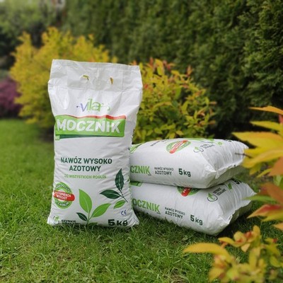 VILA Harnstoffdünger N46% 15 KG- Universaldünger für Obstbäume, Rasen 3 x 5 KG