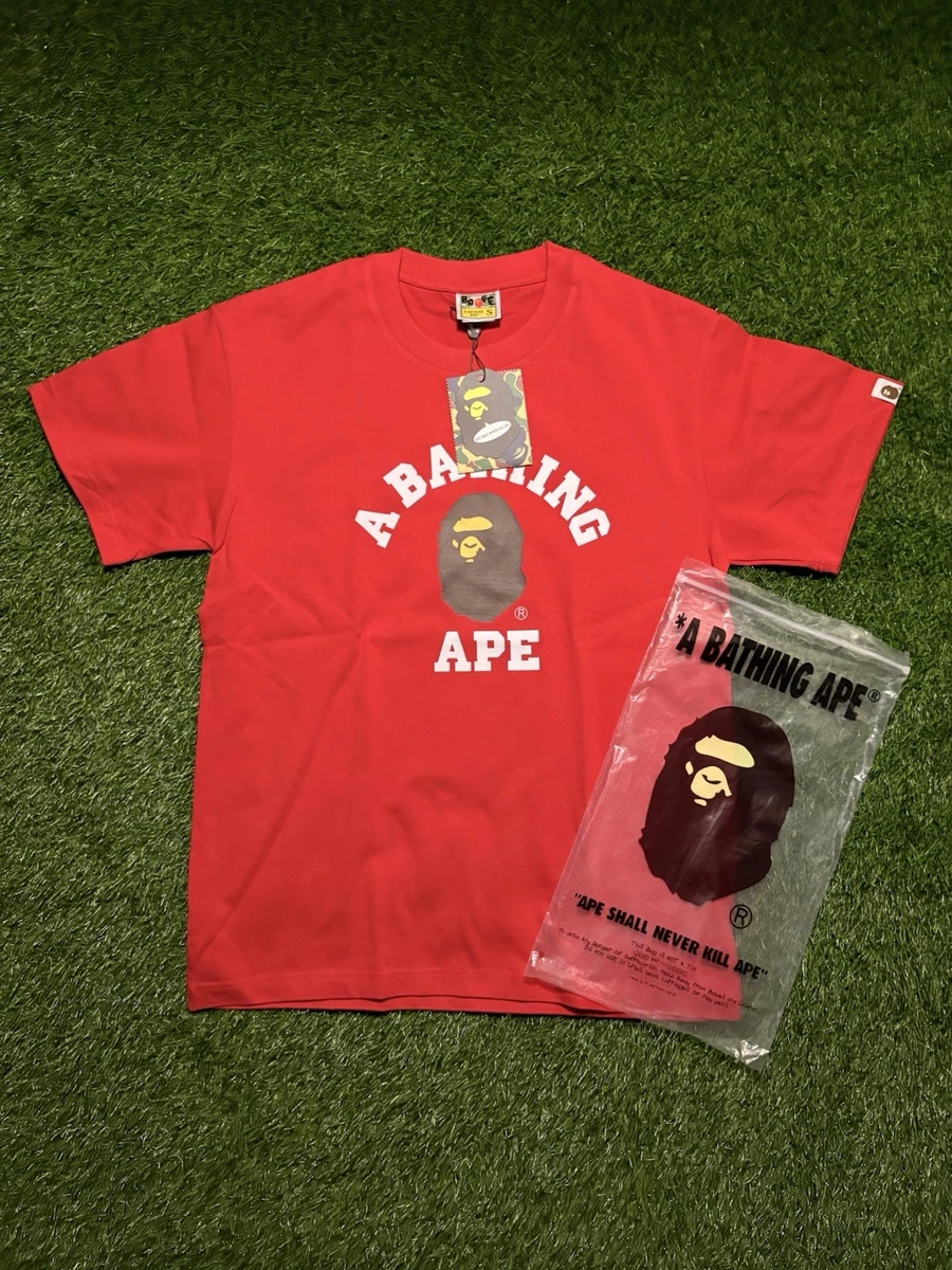 A Bathing Ape Red Shirts for Men for sale | eBay