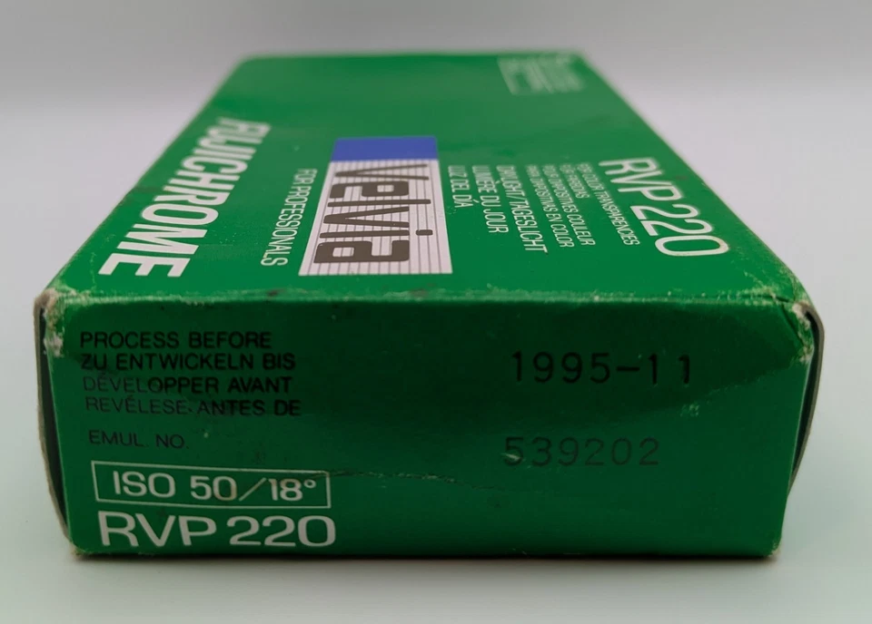 FUJICHROME Velvia RVP 220 for Color Transparencies 5 Rolls Expired 11/1995 Film - Image 4 of 4