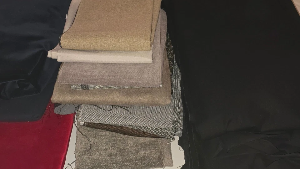 21 Kg Stoffpaket, bunt Samt Molton Nessel Wollstoff basteln - Bild 3 von 4