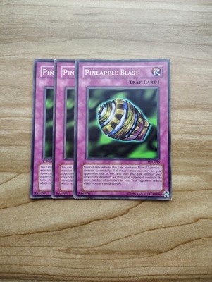 Yu-Gi-Oh! - Pineapple Blast 3x - Full Playset Of Cards