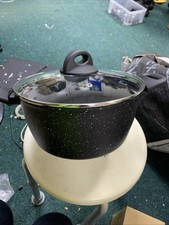 Blackmoor 66130 Classic 24cm Stock Pot Non-Stick With Tempered Glass Lid