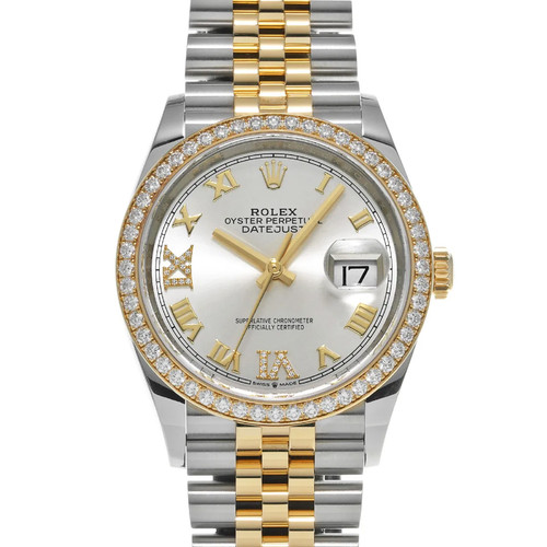 Rolex Datejust 126283RBR Automatic 36mm Silver Dial #WW1479