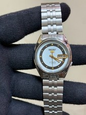 VINTAGE SEIKO 5 7009-607L MENS AUTOMATIC STAINLESS STEEL WATCH