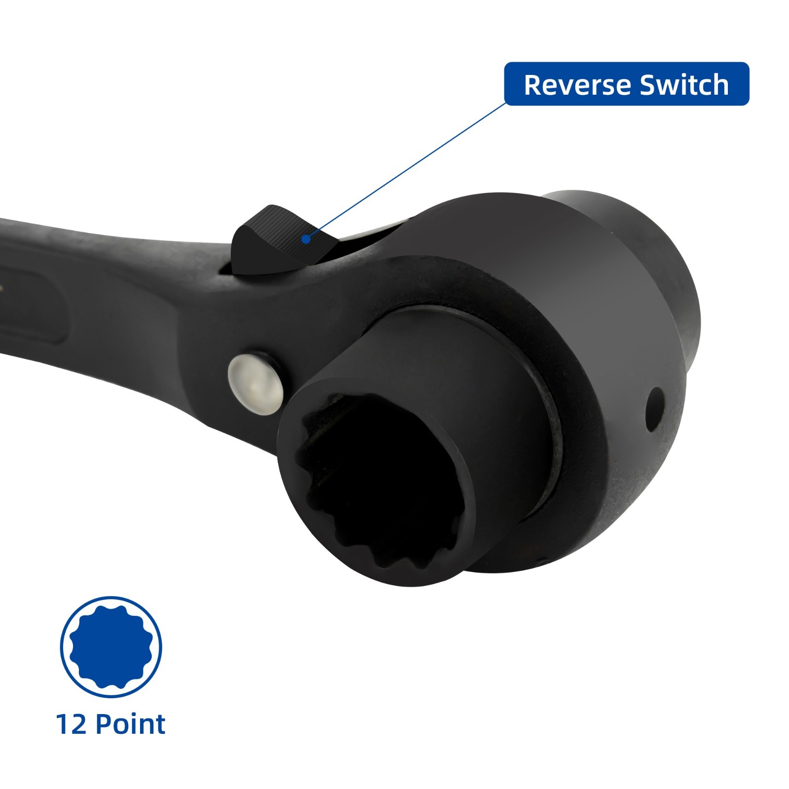 DAKCOS 2PCS 19×22mm OR 3/4×7/8" Podger Scaffold Spud Wrench for Aligning Bolts